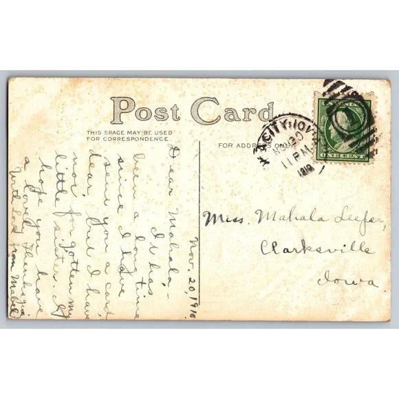 Set Of 2 Vintage Holiday Postcards: Thanksgiving & Easter Greetings #1687 - Picture 4 of 4